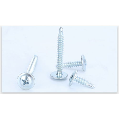 大扁頭鉆尾螺絲釘自攻自鉆十字鉆尾華絲鉆角鐵方管彩鋼瓦鐵皮鋼板